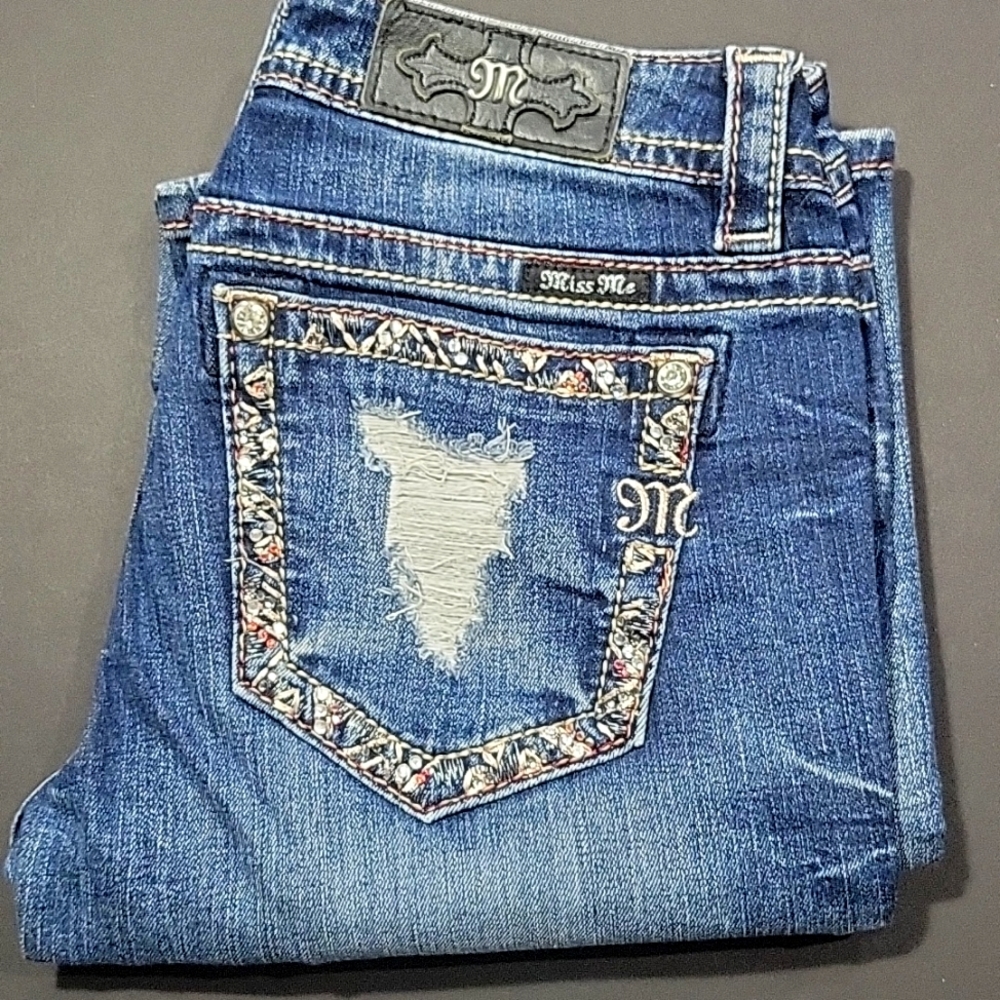 Miss Me Boot Cut Jeans Size 28 - 32 Inseam